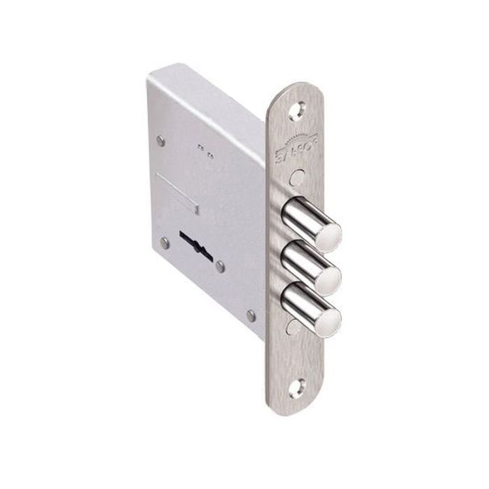 Замок врезной "Эльбор" Кремень 1.04.04.3.5 (074 В), б/о, б/ручки, 3 ключа, цвет цинк