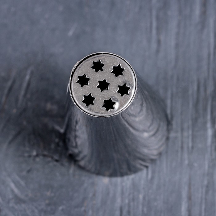 Насадка для кондитерского мешка d=3 см "Травка крупная"