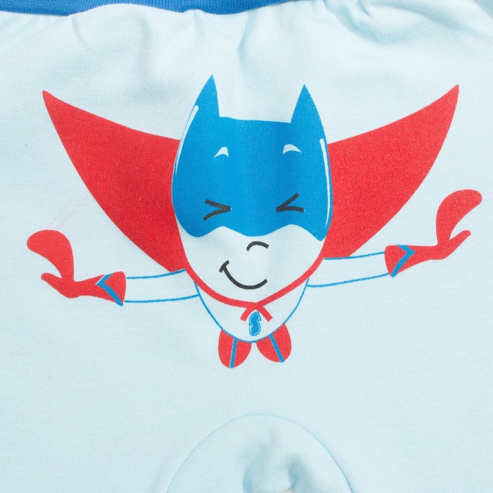 Пижама для мальчика,рост 74 см, цвет голубой 821-009_М