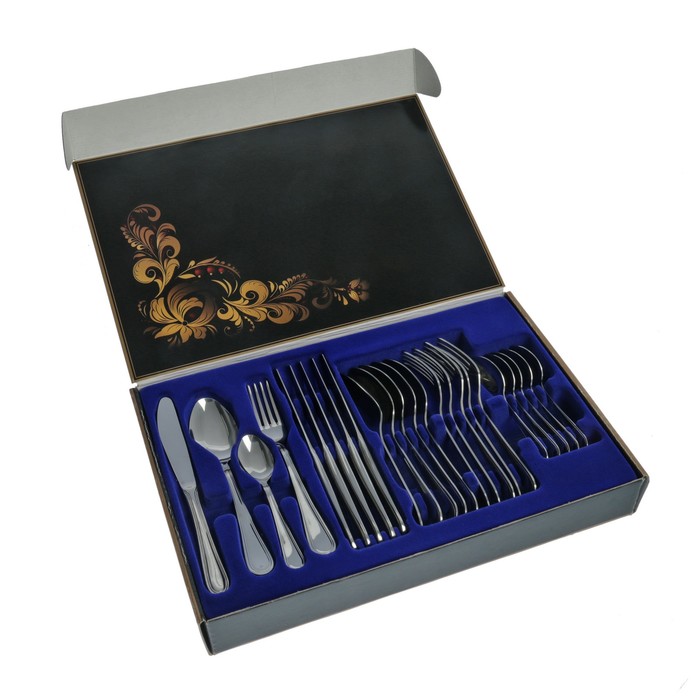 Набор столовый "Рапсодия. Хохлома", 24 предмета