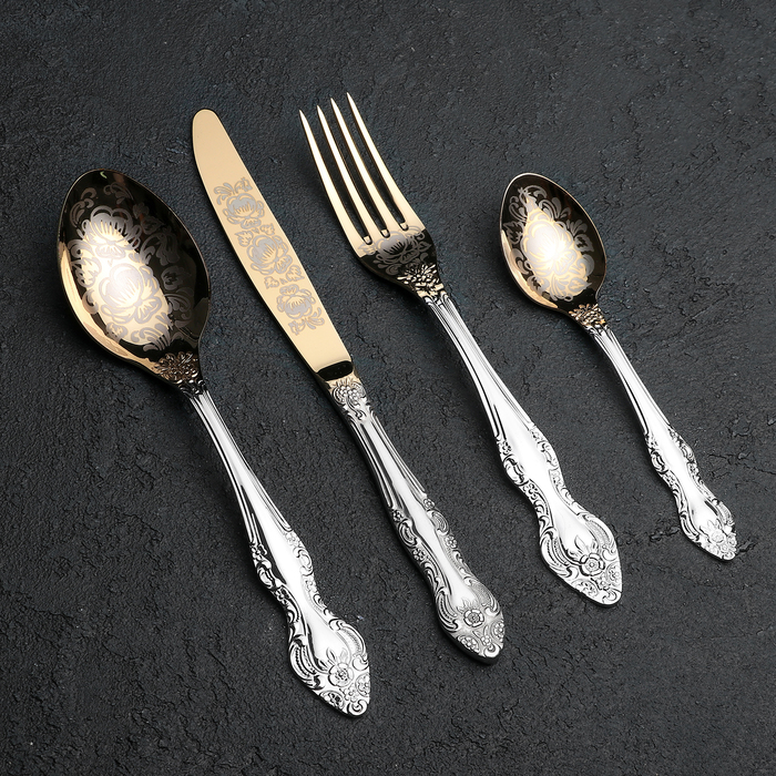 Набор столовый "Тройка", 24 предмета