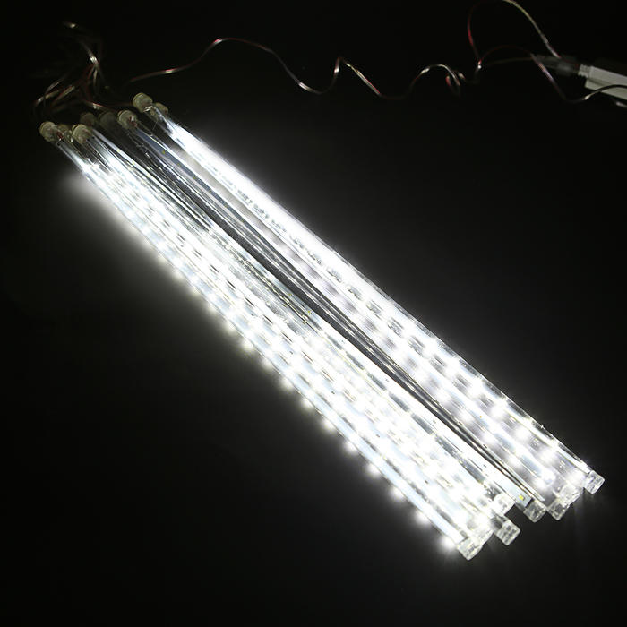 Гирлянда "Сосульки динамич", Ш:2,4, В:0,5 м, 2W УМС, Н.С.,SMD LED-240-220V, БЕЛЫЙ