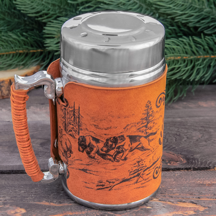 Термокружка с ситечком "Охота на зайца", 350 мл