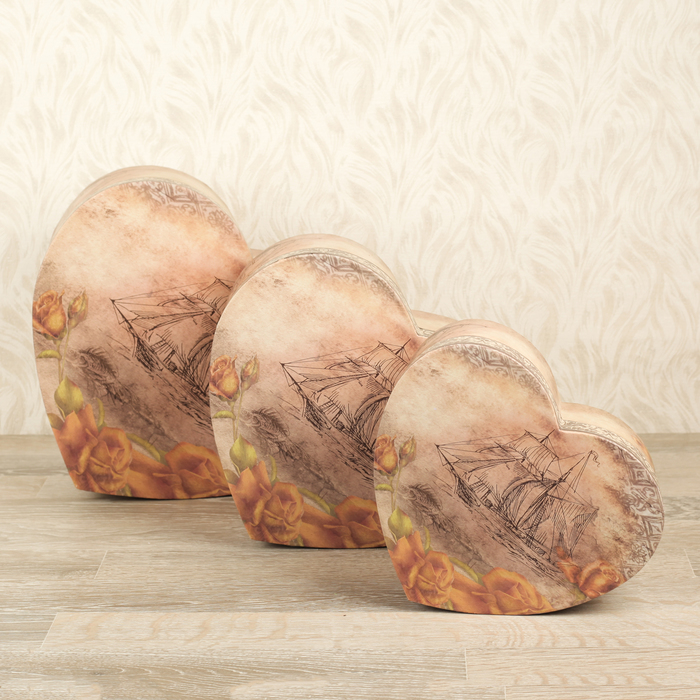 Набор коробок 3в1, 31 х 25,5 х 13,5 - 22,5 х 18 х 9,5 см