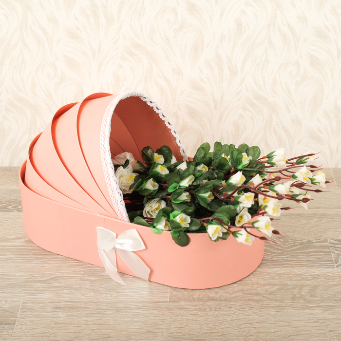 Коробка для цветов 33,5 х 17,5 х 8 см