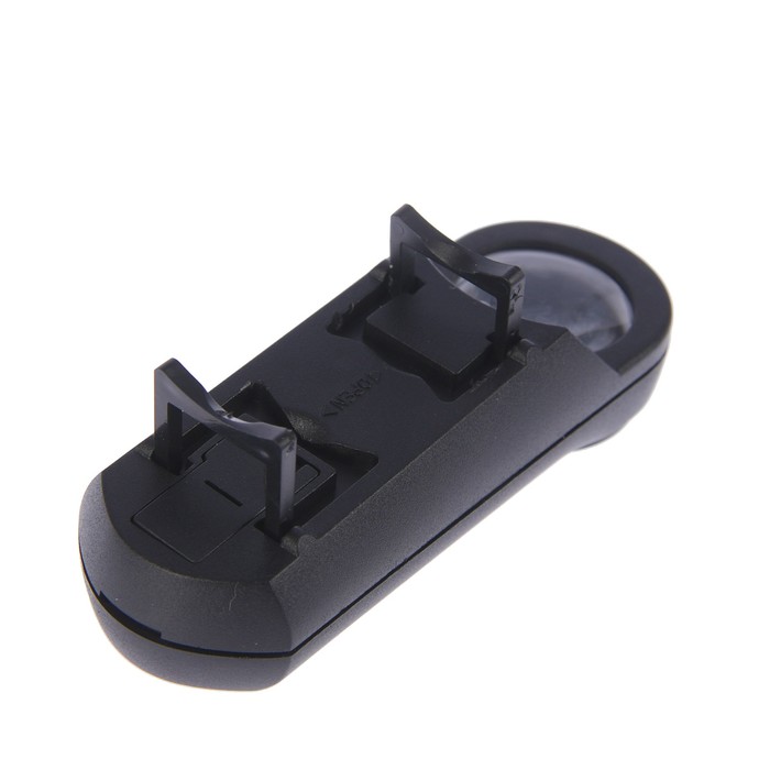 Лупа 10х, 1 диод, подсветка, 3 бат., чёрная, 11х3.5 см