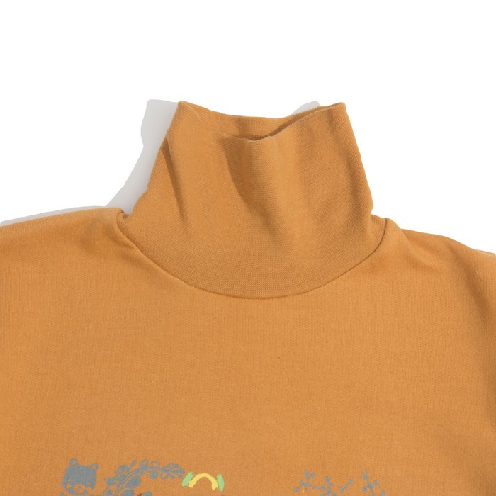 Водолазка для девочки, рост 128-134 (36) см, цвет оранжевый