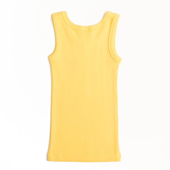 Майка для девочки, рост 86 см, цвет светло-жёлтый 2137_М
