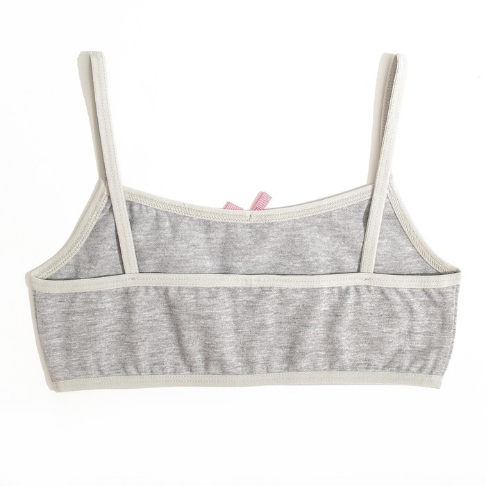 Майка для девочки, А.2135, серый, рост 134 см