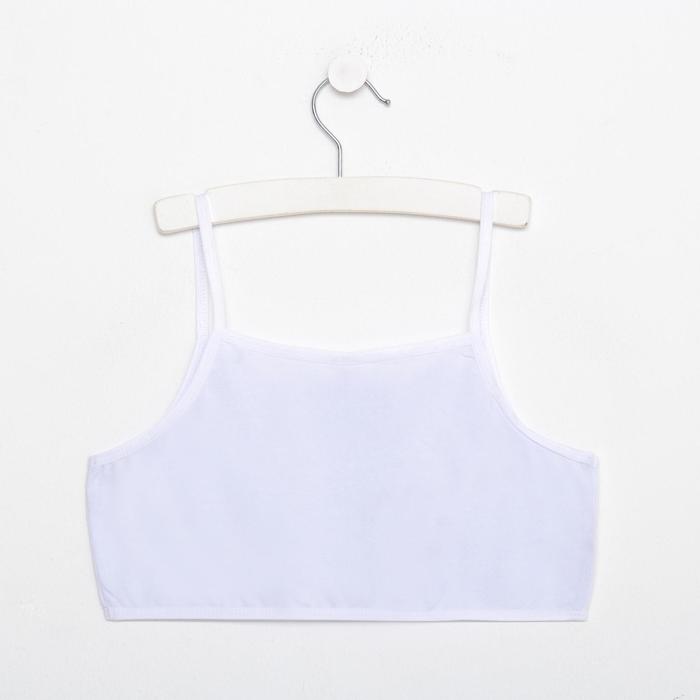 Майка для девочки, А.2135, белый, рост 140 см