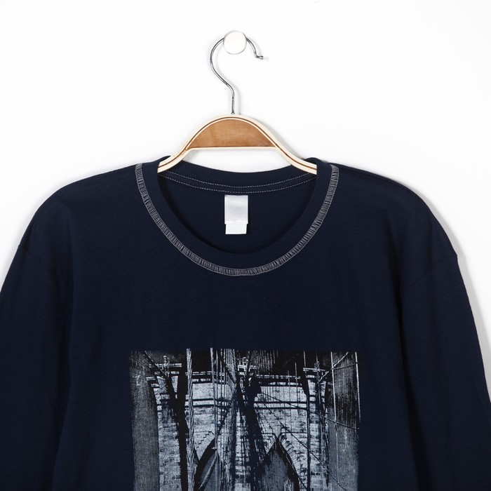 Джемпер мужской, цвет синий, размер 56