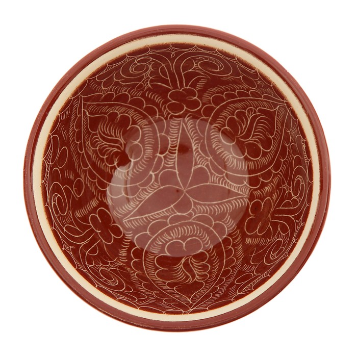 Пиала большая 11.5см коричневые/0,15л микс