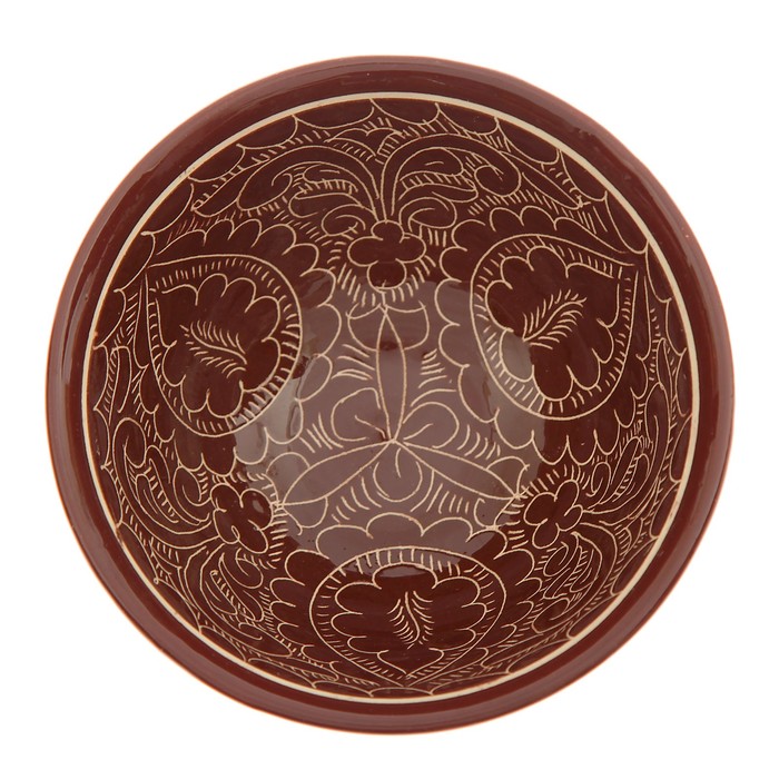 Пиала большая 11.5см коричневые/0,15л микс