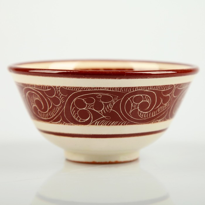 Пиала большая 11.5см коричневые/0,15л микс