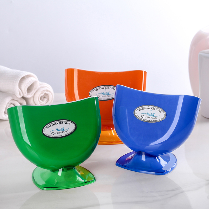 Подставка для губки, цвет МИКС