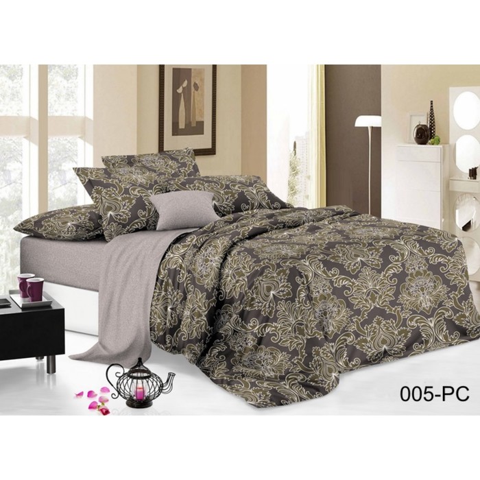 КПБ 1,5 сп Pure cotton, размер 145х215 см, 150х220 см, 70х70 см-2 шт., поплин 15/005-PC