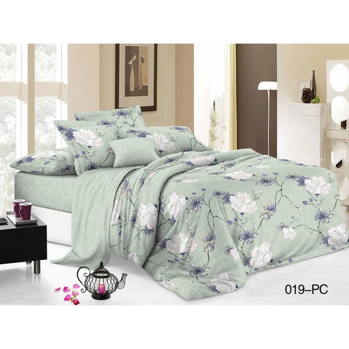 КПБ 1,5 сп Pure cotton, размер 145х215 см, 150х220 см, 70х70 см-2 шт., поплин 15/019-PC
