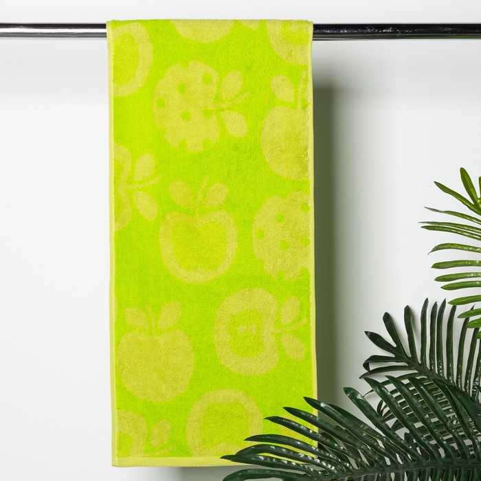 Полотенце махровое Fruity ПЛ-2702-3074, 30х70,цв.20000, зеленый, хл.100%, 420 г/м2