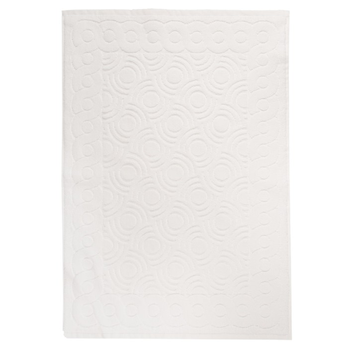 Полотенце махровое Pecorella ПЦ-103-03083, 50х70,цв.101, белый, хл.100%, 650 г/м2