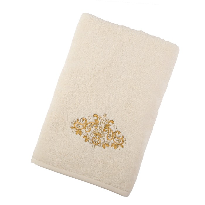 Полотенце махровое Giorgio primo ПЦ-725-20/470 ВМ 261, 70х140,ц 415, беж.,хл.100%,470 г/м2