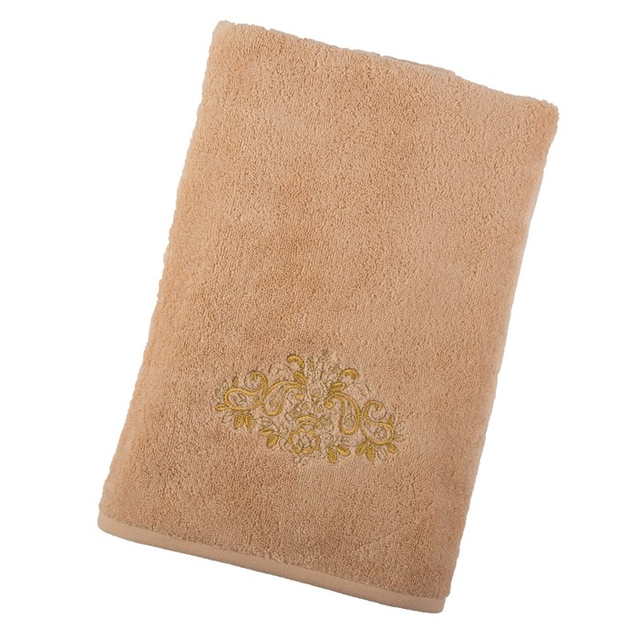 Полотенце махровое Giorgio primo ПЦ-725-20/470 ВМ 261, 70х140,ц 436,с.беж,хл.100%,470 г/м2