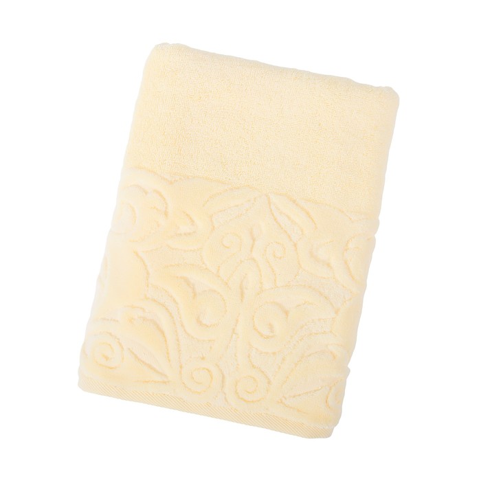 Полотенце махровое Martellato ПЦС-2601-3098, 50х90,цв.113, желтый, хл.100%, 460 г/м2