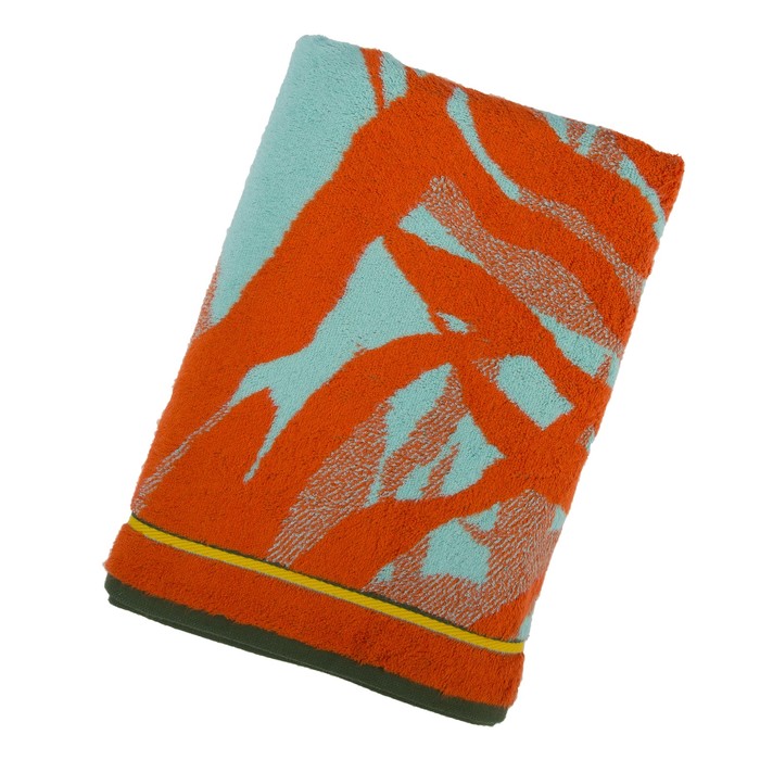 Полотенце махровое Dominicana ПЦ-634-2965,50х100,цв.10000,оранжев,хл./бам.70%/30%,520 г/м2