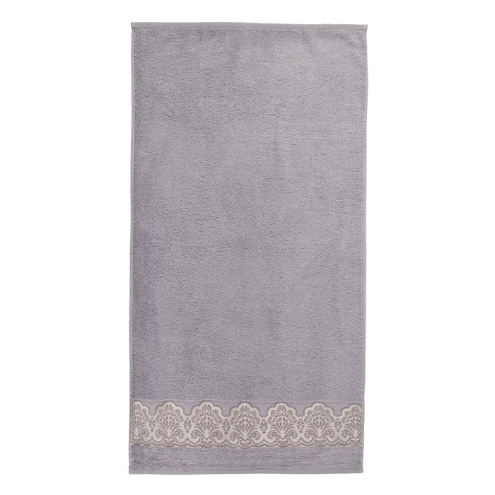Полотенце махровое Salvietta ПЦ-2601-3025, 50х90,цв.350, серый, хл.100%, 460 г/м2