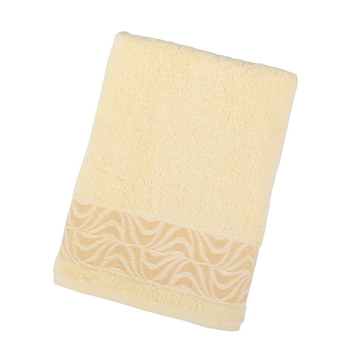 Полотенце махровое Lamina ПЦ-3501-3027, 70х130,цв.113, желтый, хл.100%, 420 г/м2