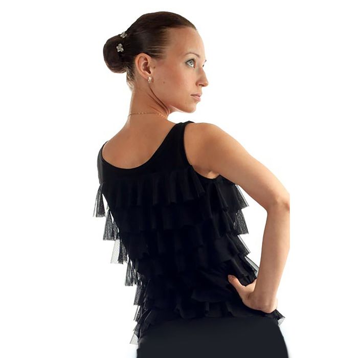 Топ для танцев Дух нежности, цвет черный (р.44-46)