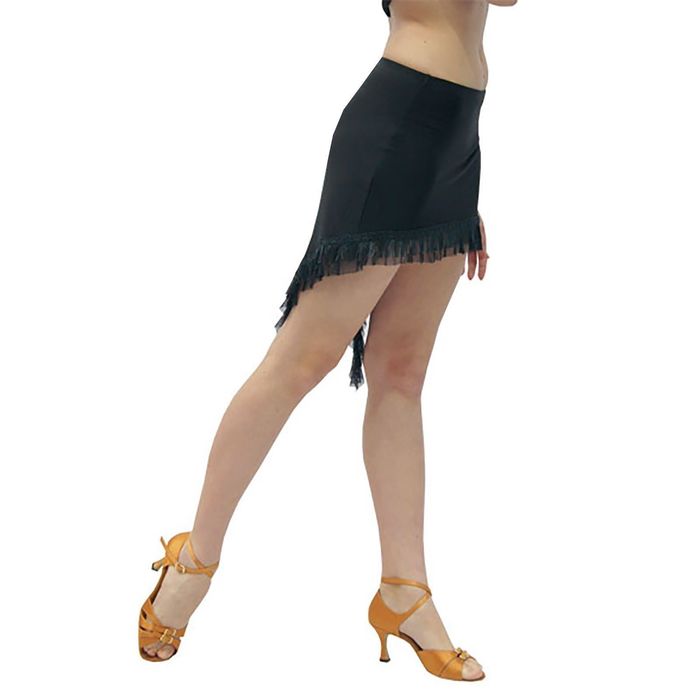 Юбка "Самарканд" для спортивных танцев, размер 44-46, цвет чёрный