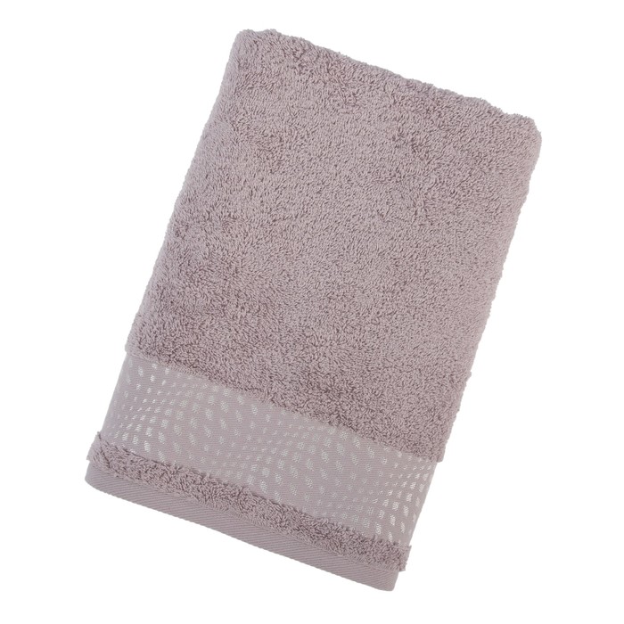 Полотенце махровое Trimetrico ПЦ-2601-3099, 50х90,цв.260, светло-серый, хл.100%, 460 г/м2