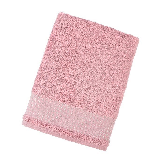 Полотенце махровое Trimetrico ПЦ-2601-3099, 50х90,цв.438, розовый, хл.100%, 460 г/м2