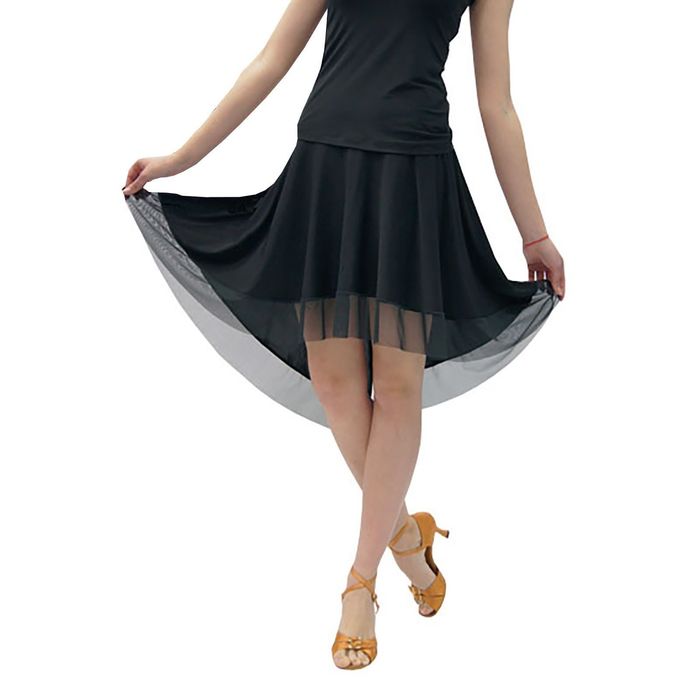 Юбка " Чикаго" для спортивных танцев, размер 48, цвет чёрный