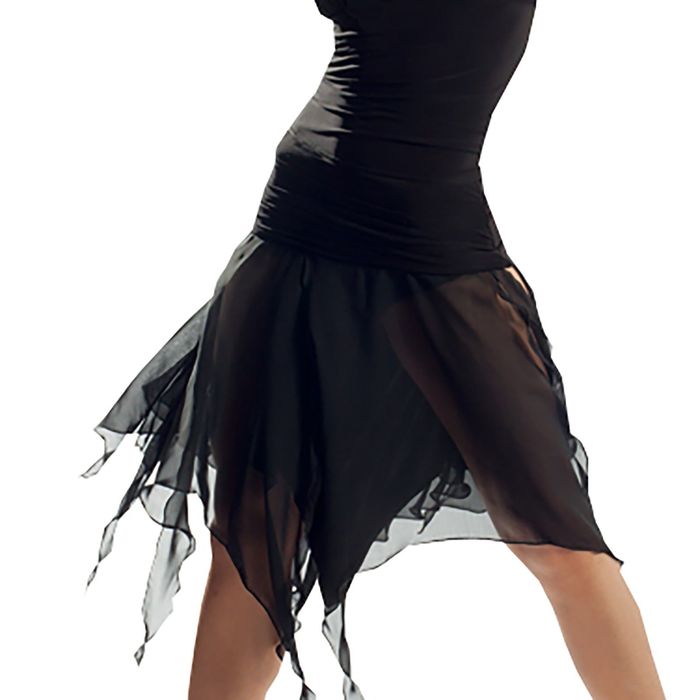Юбка для танцев Флоренция, цвет черный (р.40-42)