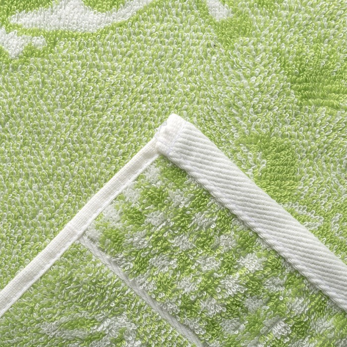 Полотенце махровое Happy cow ПЛ-2702-3072, 30х70,цв.20000, зеленый, хл.100%, 420 г/м2