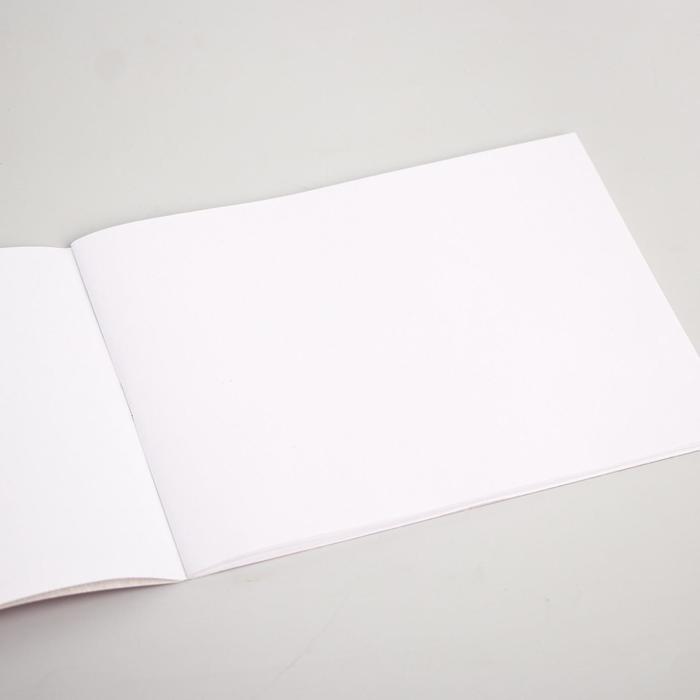 Альбом для рисования А5, 24 листа на скрепке СМЕШАРИКИ "Крош и Ежик"