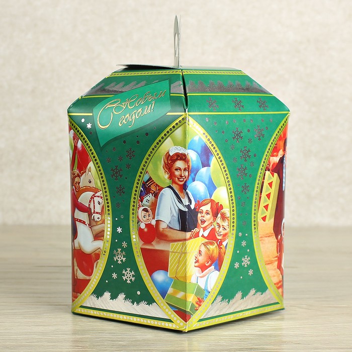 Подарочная коробка сборная 16 х 16 х 19 см