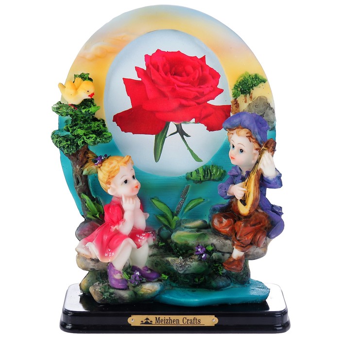 Фоторамка полистоун 7х9 см "Малыши в саду" 17,5х13х6 см