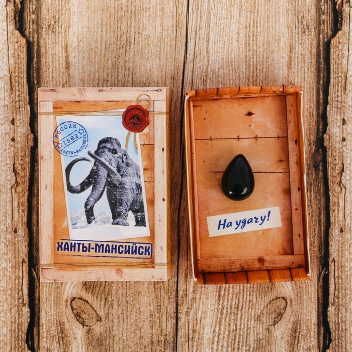 Магнит-спичечный коробок "Ханты-Мансийск", 3,6 х 5,6 х 1 см