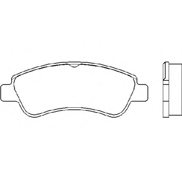 Колодки тормозные дисковые BREMBO P61066
