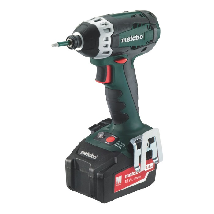 Гайковерт Metabo SSD 18 LTX 200, акк.18В, 2х4Ач, 75/150/200Нм, 1000/1800/2500 об/мин, 1/4"