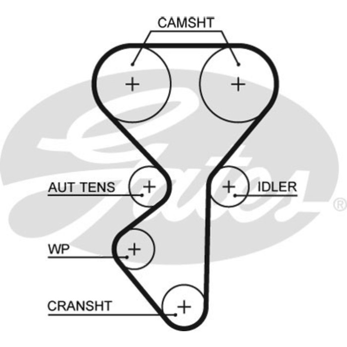 Ремень ГРМ Gates 5631XS