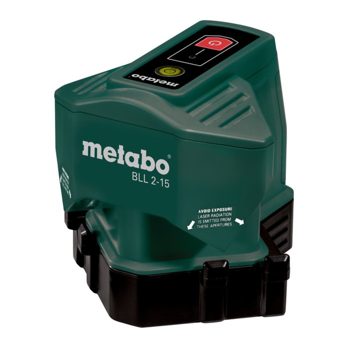 Лазерный уровень Metabo BLL 2-15, для укладки пола, диапазон 15 м, точность ± 0,3 мм/м