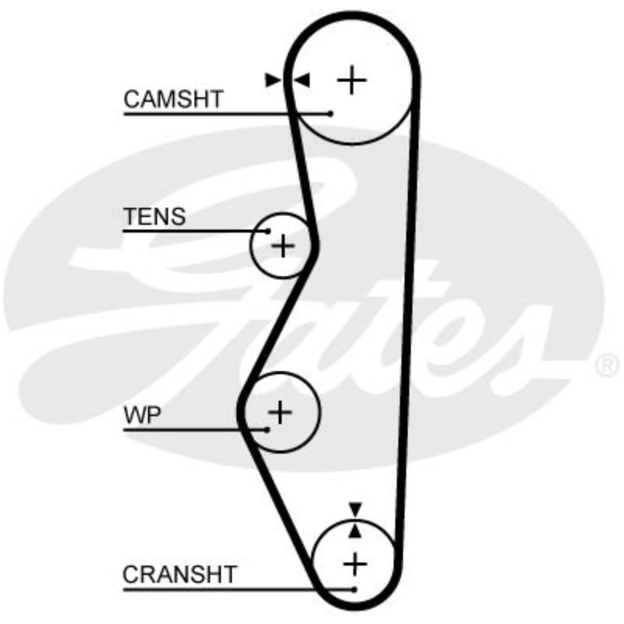 Ремень ГРМ Gates 5521XS