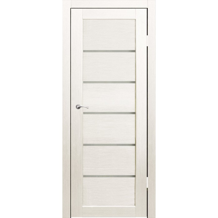 Комплект двери Киото Дуб перламутр, белый лакобель 2000х600