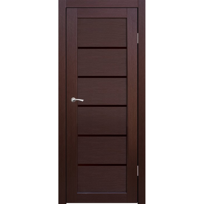 Комплект двери Киото Каштан, черный лакобель 2000х800