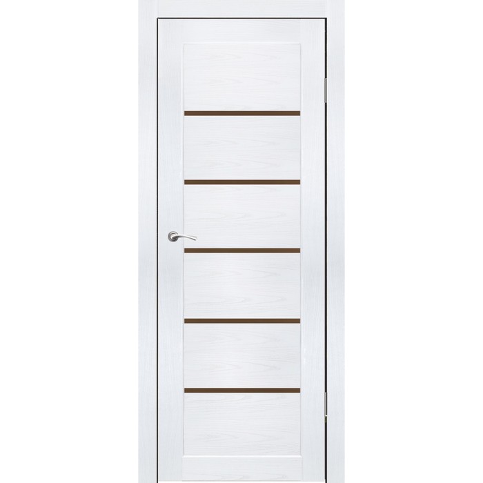 Комплект двери Киото Ясень белый, бронза сатин 2000х800