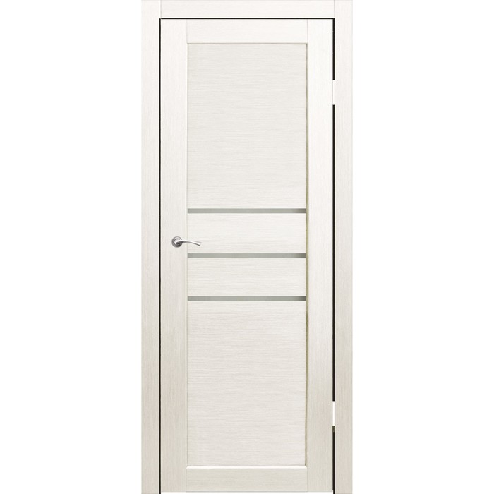 Комплект двери Мураками Дуб перламутр, белый лакобель 2000х900