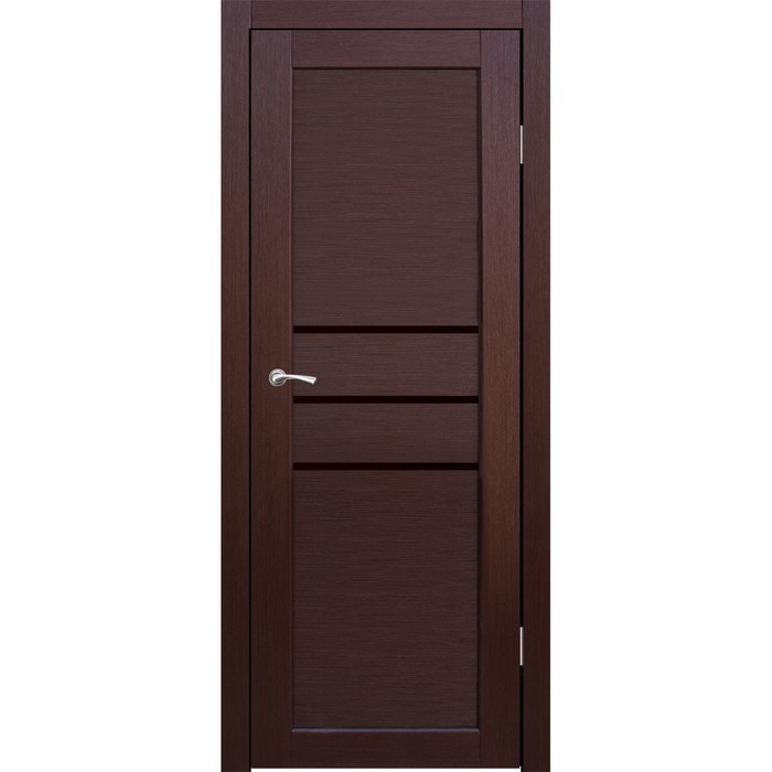 Комплект двери Мураками Каштан, черный лакобель 2000х800